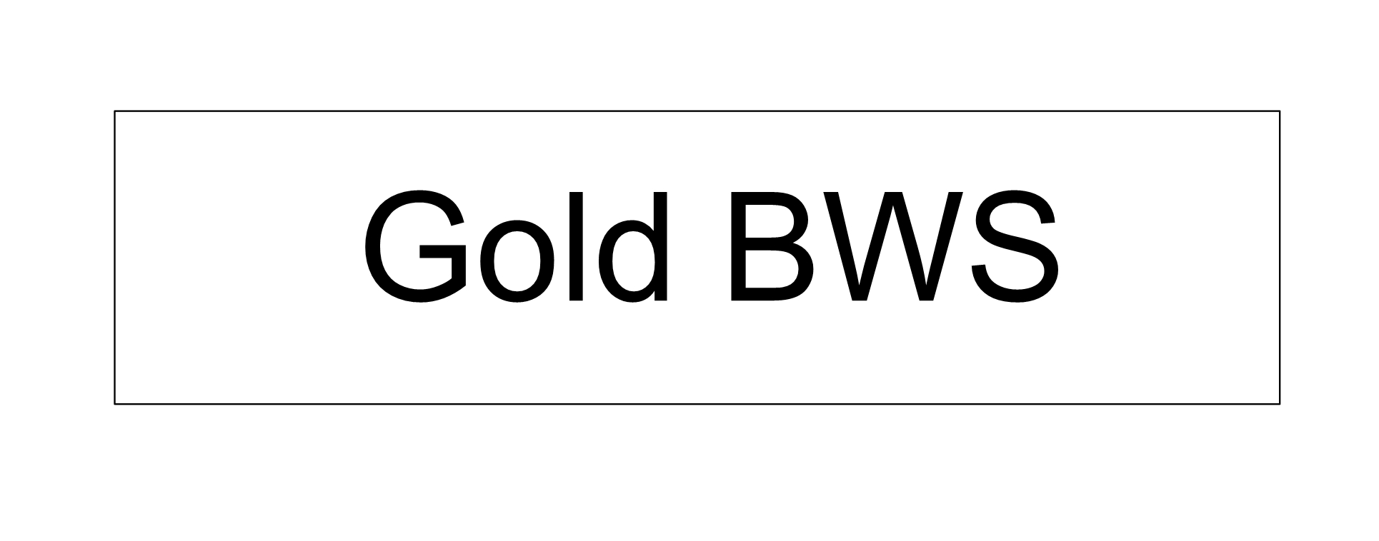 Gold BWS